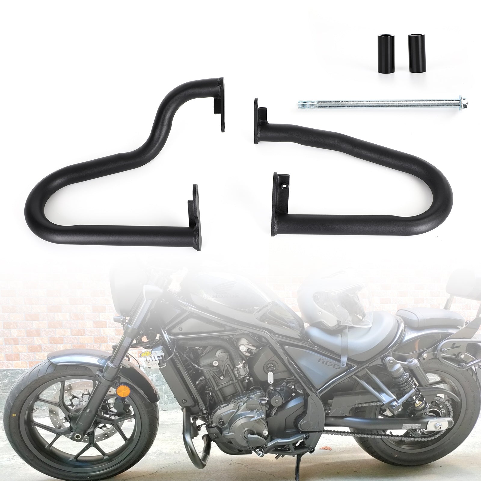 Crash Bars Engine Guards Frame Black Fit For Honda Cm 1100 Cmx 1100 2021+ Generic