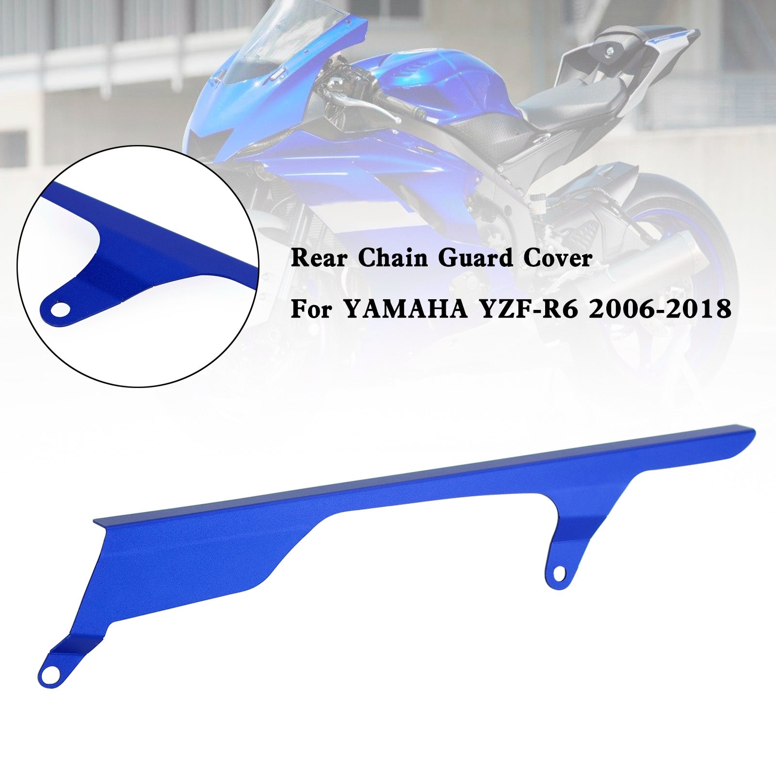 Kettenrad-Kettenschutz-Schutzabdeckung für Yamaha YZF R6 2006–2018