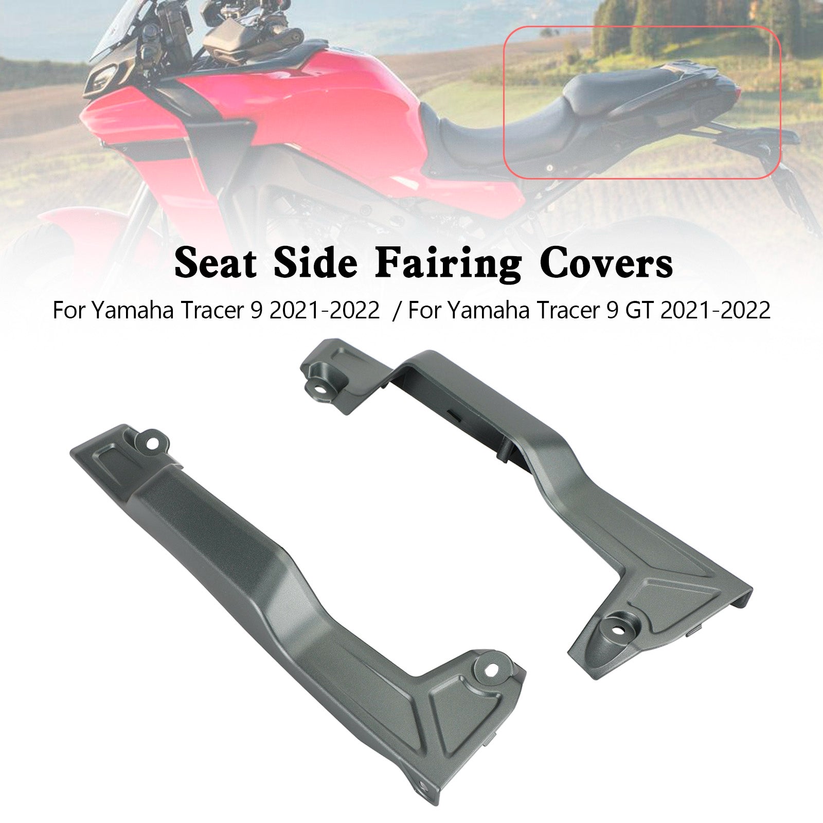 Rear Tail Seat Side Fairing Covers For Yamaha Tracer 9 GT 2021-2022