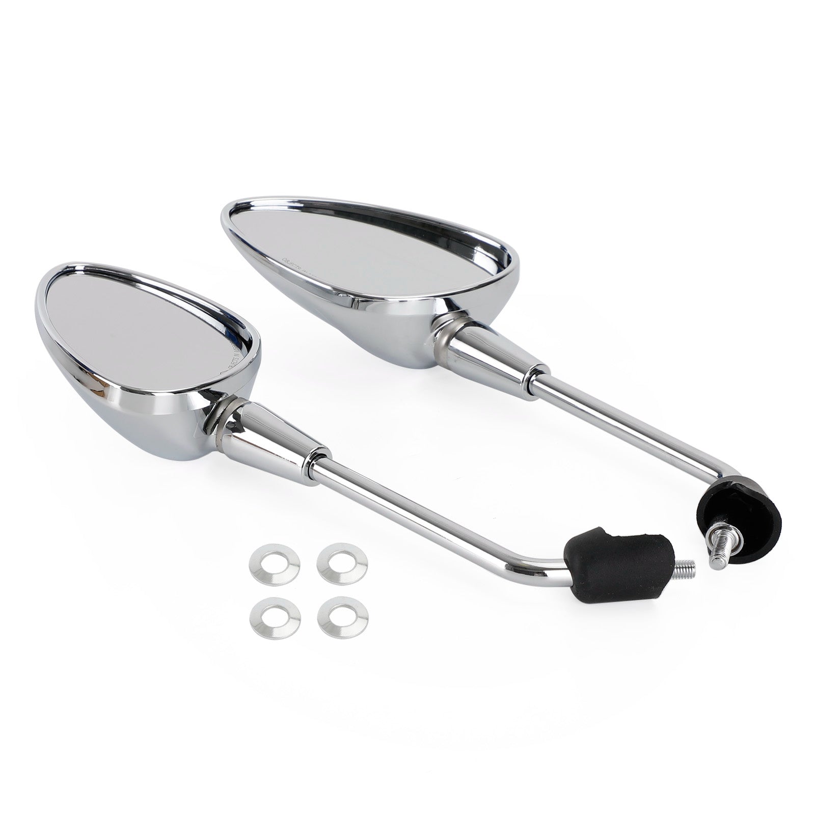 Mirror PAIR Chrome For Vespa GTS HPE, Sprint, Primavera, 50, 125, 150, Elettrica