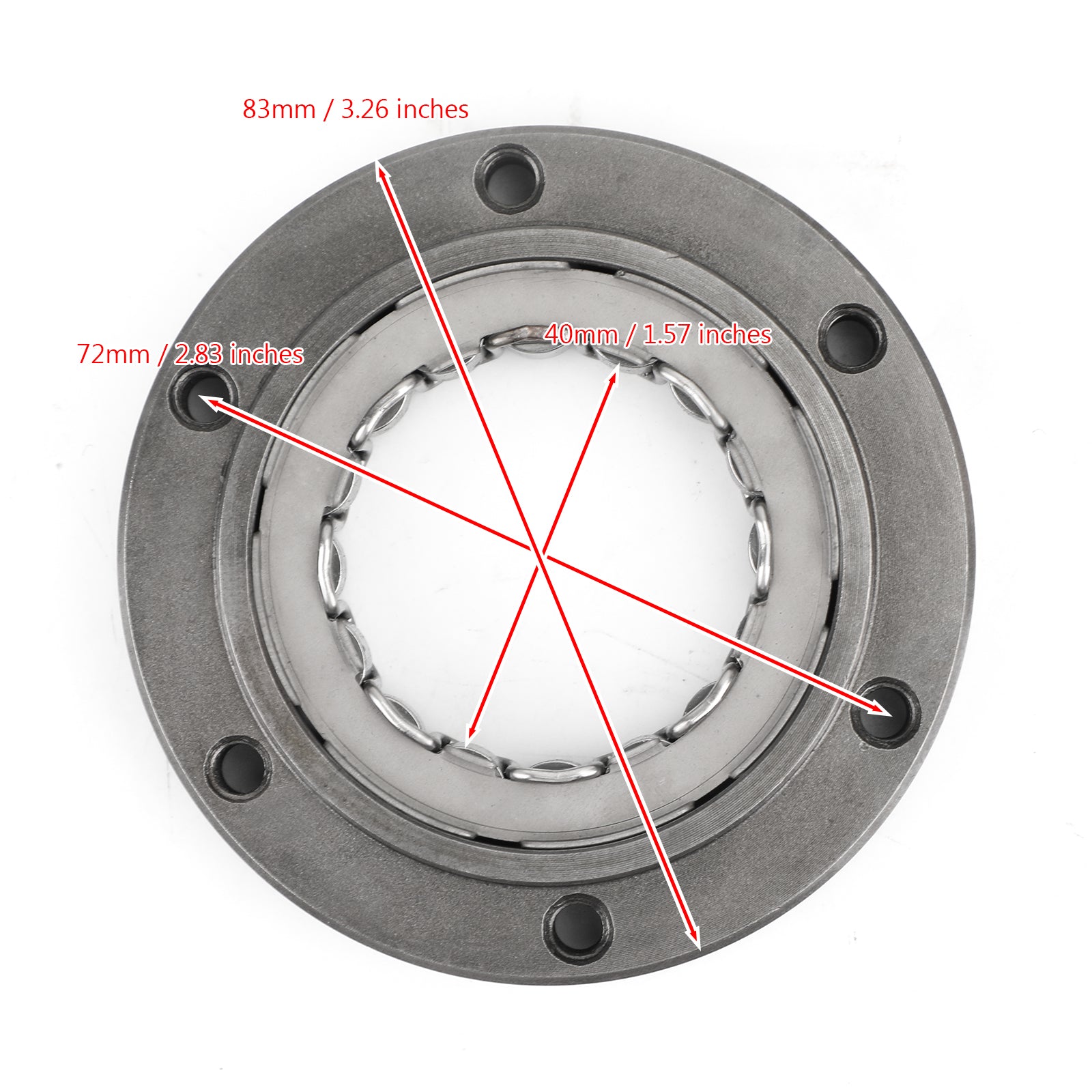 Embrague de arranque unidireccional rodamiento Sprag apto para Yamaha YFZ 450 SE LE 2004-2009