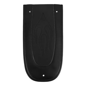 Flame Stitch PU Leather Rear Fender Bib Solo Seat For Touring Electra Road Glide Generic